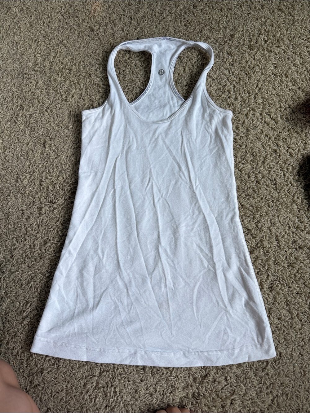 lululemon athletica White Racerback Tank
